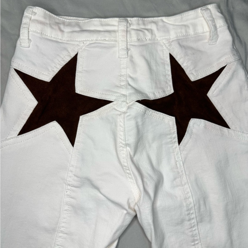 ❗️SOLD❗️Saints and Hearts ~ High-Rise Star Flare Jeans ~ - Picture 4 of 6